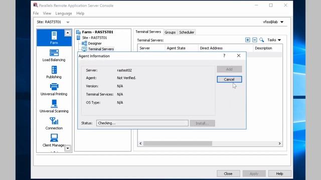 How to Add Terminal Server Agent in Parallels RAS смотреть онлайн