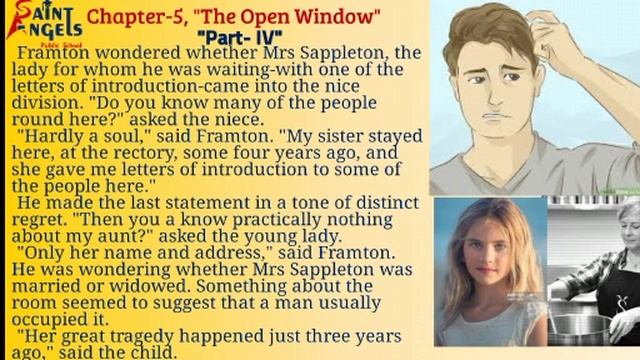 SAINT ANGELS SCHOOL, CLASS 7, THE OPEN WINDOW, ENGLISH CH-5 PART-4 смотреть онлайн