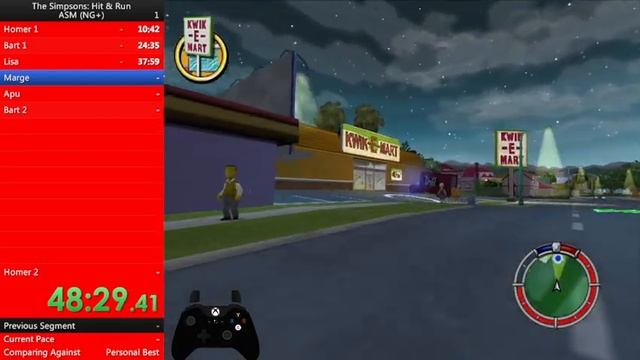 The simpsons hit and run speedrun all story missions (NG+) (1:35:22) смотреть онлайн
