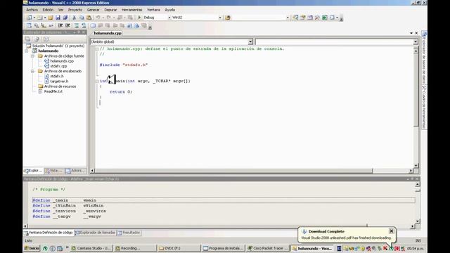 Instalando Visual C++ 2008 2/2 смотреть онлайн