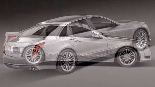 3D Model Cadillac CT6 2016 3D Model at 3DExport.com смотреть онлайн