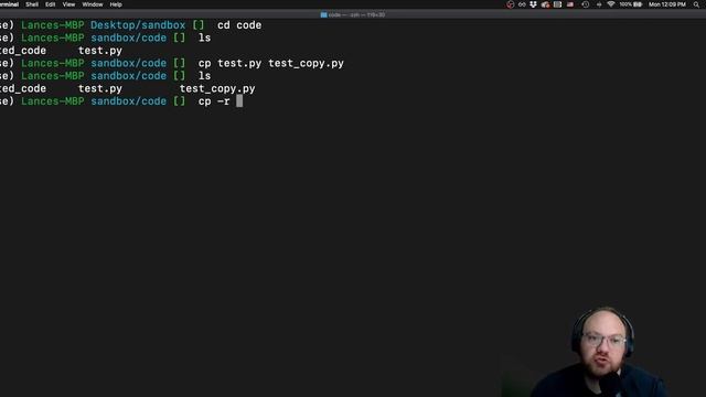 Unix - Creating and Manipulating Files and Directories - cp смотреть онлайн