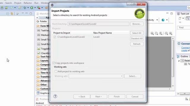How to Import Android Application in Eclipse || Copy Project In Eclipse смотреть онлайн