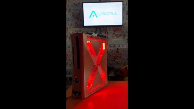 CUSTOM XBOX 360 with Cutout and RED LEDs смотреть онлайн
