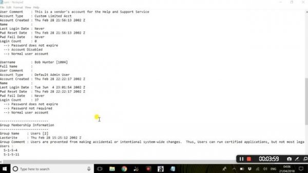 RegRipper - Basic functionalities