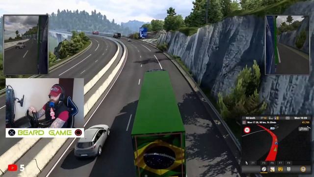 ETS 1.40 | LONGEST JOURNEY | EURO TRUCK SIMULATOR 2 WITH STEERING WHEEL смотреть онлайн