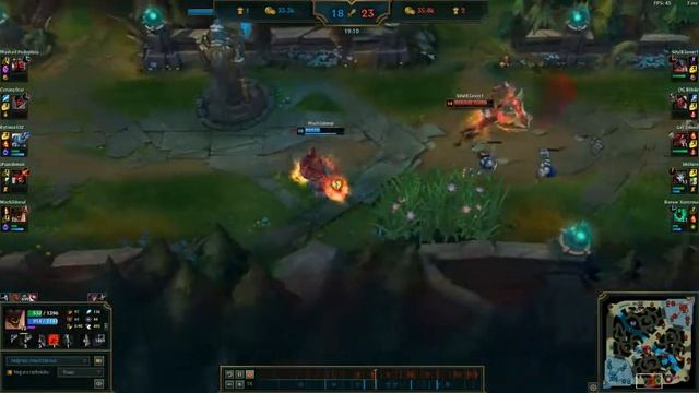 League of Legends - Malphite vs 3 ( dodge ults and attacks + gets a kill ) Epic plays смотреть онлайн