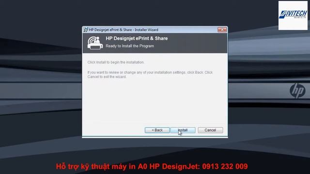 Hướng Dẫn Cài Đặt Sử Dụng Cài Đặt HP DesignJet & Share смотреть онлайн
