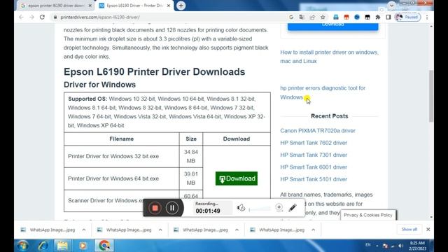 how to download epson l6190 printer driver смотреть онлайн