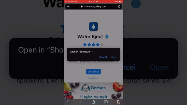 How to add water eject on shortcuts смотреть онлайн