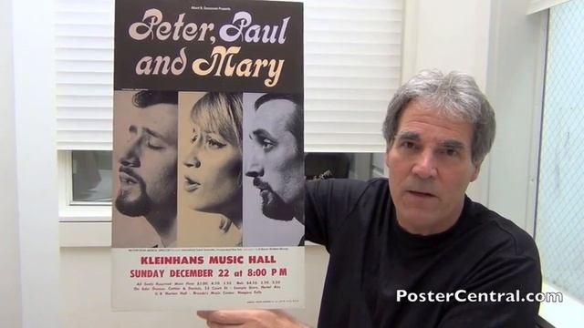 Peter, Paul & Mary Concert Posters 1960s Nine Different Examples смотреть онлайн