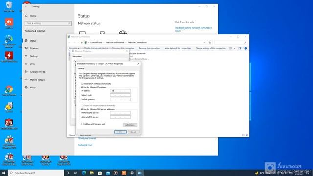 How to set static IP address on Windows 10 смотреть онлайн