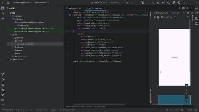 View Binding | Android Studio | Kotlin смотреть онлайн