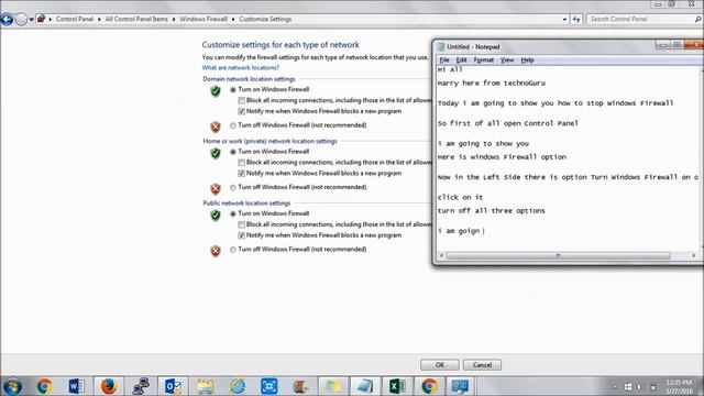 How to stop Windows Firewall смотреть онлайн