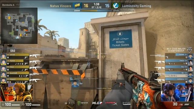CS:GO Major MLG Columbus 2016 Highlights - Na'Vi vs Luminosity - Final смотреть онлайн