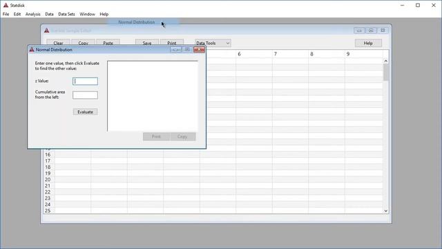 Statdisk Section 6-1: Using Statdisk for Finding a z Score from a Known Area смотреть онлайн