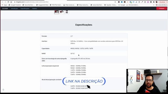 SSD KINGSTON ENTERPRISE PARA SERVIDOR E STORAGE (NAS) | Hardware Server смотреть онлайн