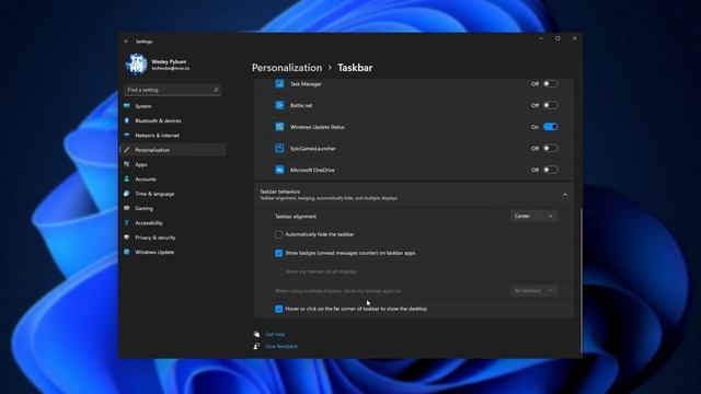Move Start Bar to Left | Windows 11 Easy Tutorial смотреть онлайн