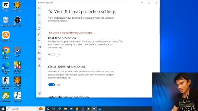 TURN ON AND TURN OFF REAL-TIME PROTECTION - WINDOWS DEFENDER ON WINDOWS 10 / 11 TAGALOG TUTORIAL смотреть онлайн