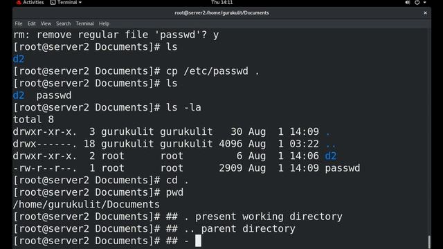 RHCSA | RH124 | SA1 | Chapter 3 Managing Files From the Command Line in Hindi V2 | GuruKul IT Hub смотреть онлайн
