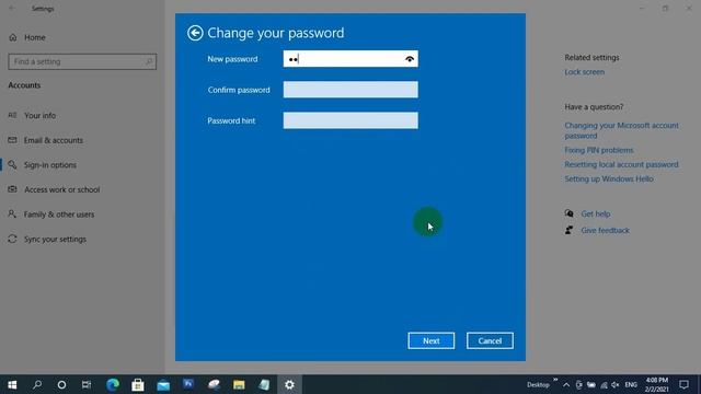 របៀប Change Password Windows 10 смотреть онлайн