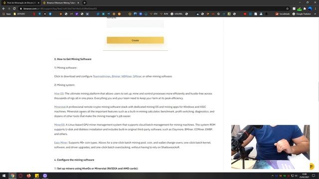 MINERANDO ETHEREUM PELA BINANCE!!! NO WINDOWS. смотреть онлайн