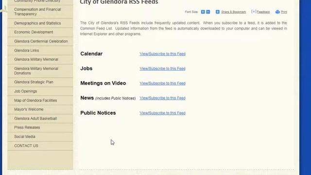 RSS Feeds | City of Glendora Technology Report смотреть онлайн