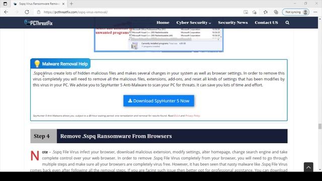 Sspq Virus (.Sspq File) Ransomware Removal and Decrypt .Sspq Files смотреть онлайн