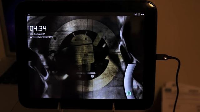 CM7 first boot on HP Touchpad смотреть онлайн