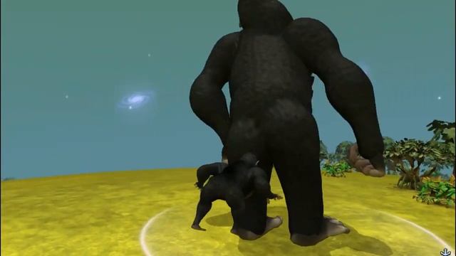 Kong MonsterVerse vs King Kong 2005 | SPORE смотреть онлайн