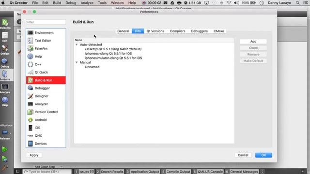 Qt Creator + iPhone + PSoC 4 BLE: System Setup смотреть онлайн