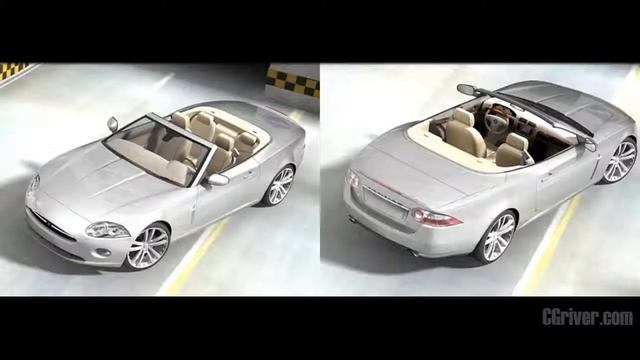 3D Model: Jaguar XK 2007 cabrio - CGriver.com смотреть онлайн