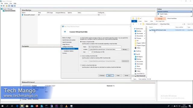 Virtualization Tutorial Part-1 Configure Hyper V on windows 10 desktop смотреть онлайн