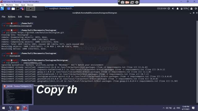 Finding details of Instagram accounts (OSINTGRAM) смотреть онлайн