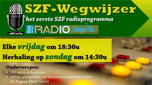 SZF Wegwijzer: SZF Units en Kantoren / 100ste geboorte dag Dr. Eugene Albert Gessel (25 jan 2019) смотреть онлайн