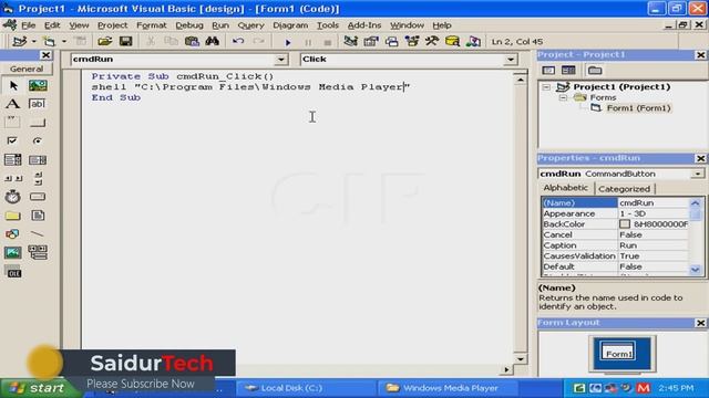 how to shell command in visual basic смотреть онлайн