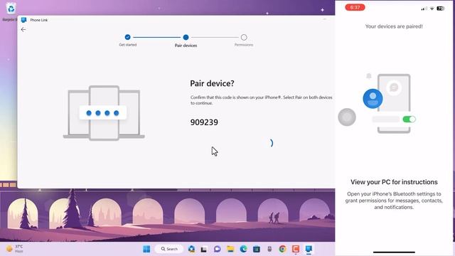 Connect iPhone to Windows 11 Phone Link - Easy Step-by-Step Tutorial смотреть онлайн