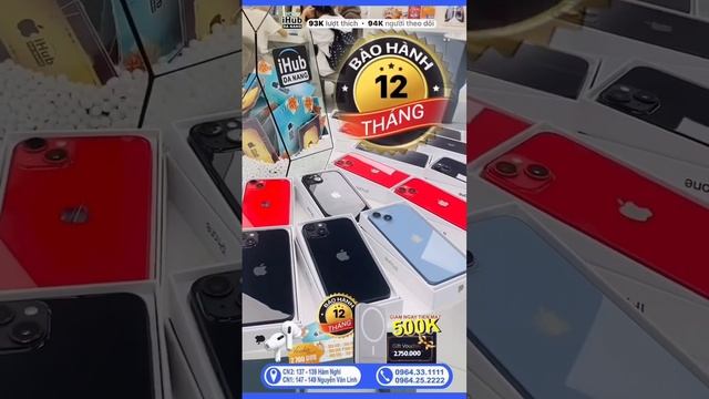 ❤ iHub Đà Nẵng. Địa điểm uy tín các sản phẩm iPhone 🍎👉 Miễn phí ép kính 2 lần và thay pin 2 lần❤️ смотреть онлайн