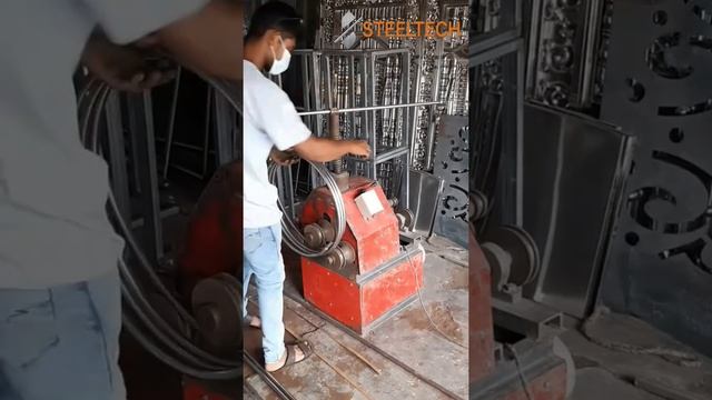 3/4" pipe bending processing. 14" ring bending смотреть онлайн