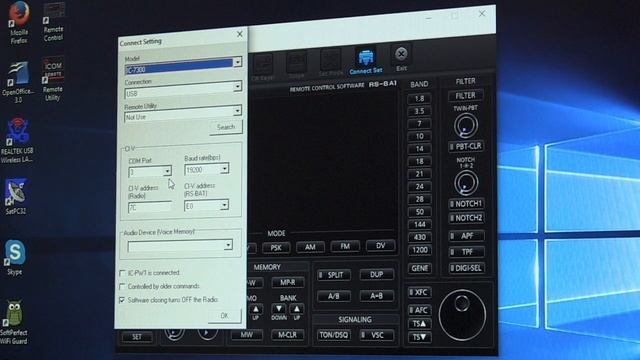 Icom RS-BA1. Installing & Setting up Remote Control for your IC-7300 SDR Radio смотреть онлайн
