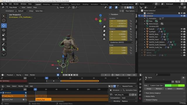 64. Creating the crouch back 45's to crouch soft stop смотреть онлайн