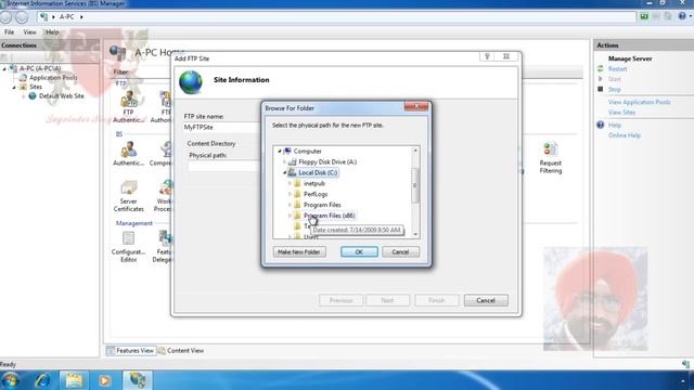 ✅ FTP Server Configuration in Windows 7 in Hindi смотреть онлайн