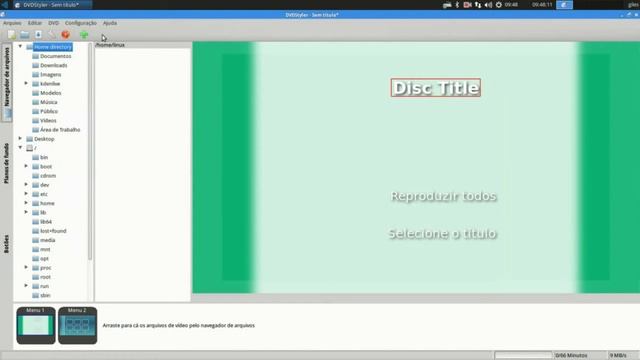 Curso de Linux Ubuntu - Video aula DVD Styler 01 - introdução смотреть онлайн