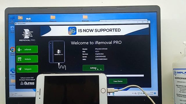 DESBLOQUEAR IPHONE COM IREMOVAL PRO 100% IOS 15 e 16 ( CORRIGINDO ERROS ) смотреть онлайн