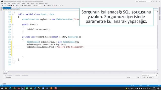 C# Windows Forms ile Access veritabanına kayit ekleme смотреть онлайн