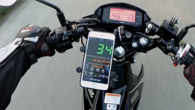 Raider 150 FI Speedometer & GPS Speed Comparison смотреть онлайн