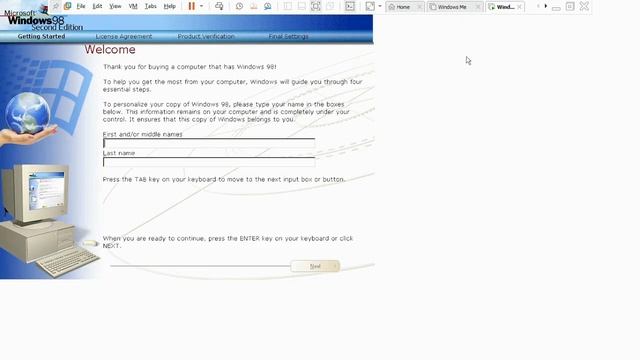 Windows 98 OOBE смотреть онлайн