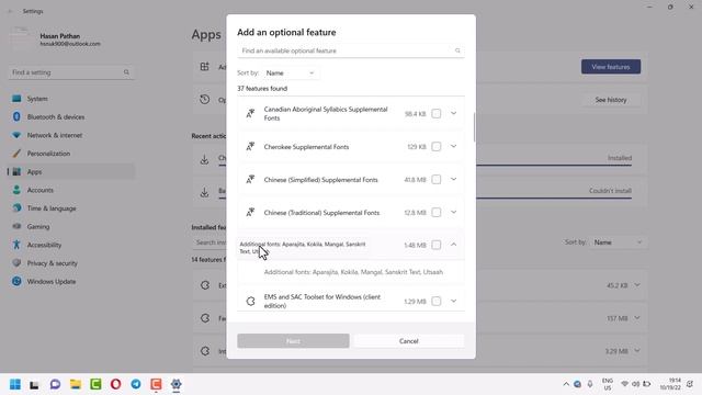 How to Enable Devangari Script Suppliment Fonts Feature in Windows 11 смотреть онлайн