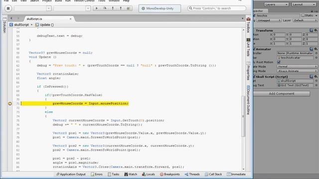 MonoDevelop: debugging problem смотреть онлайн
