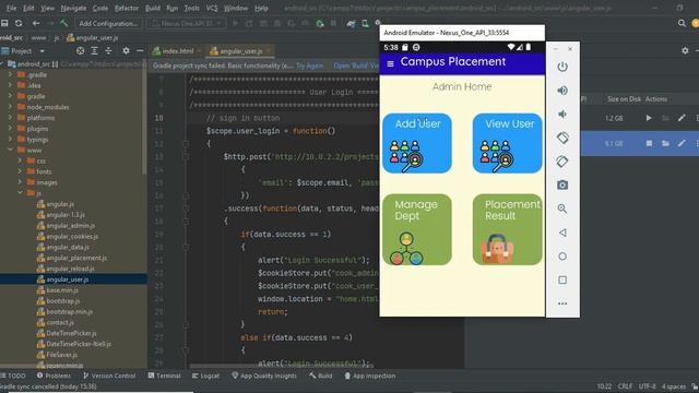 Campus Placement Recruitment System Android Web Application Video Explanation смотреть онлайн